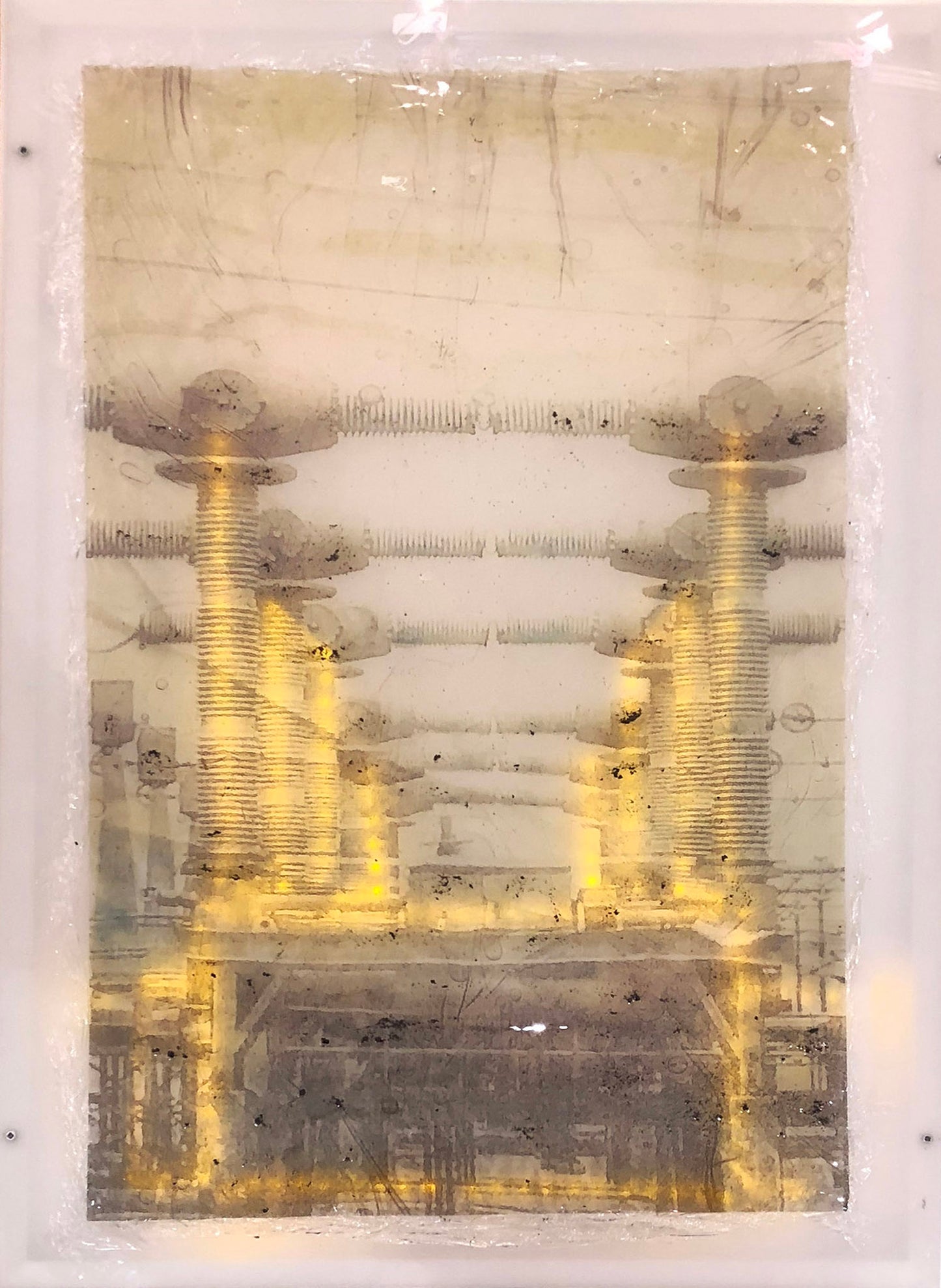 Electric Grid I - 36" x 24"