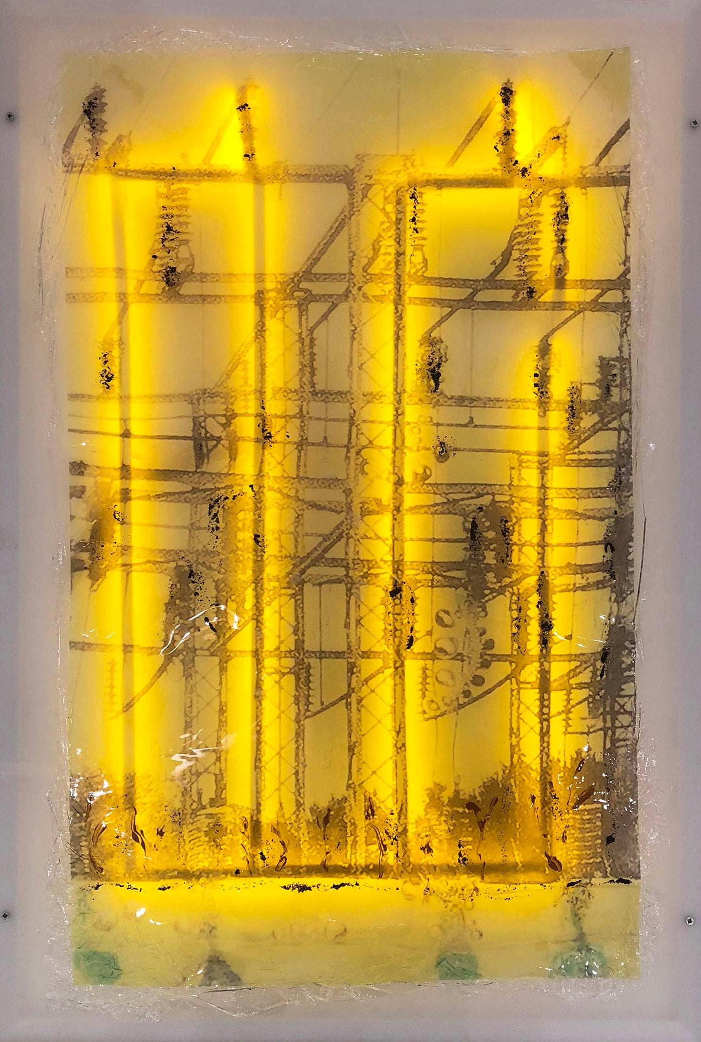 Electric Grid II - 36" x 24"
