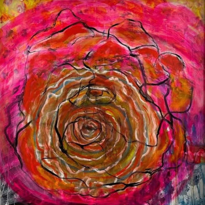 Roses X - 36"x36"