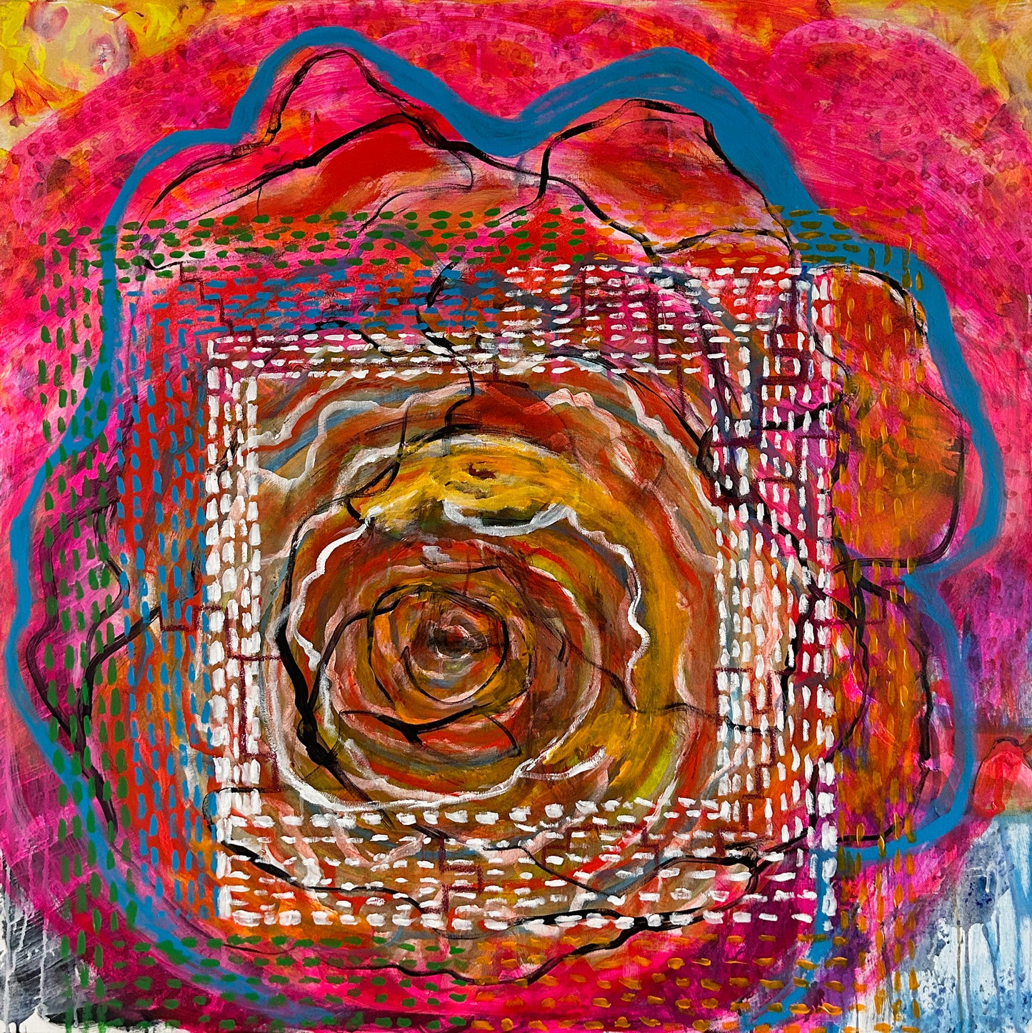 Swirl IV - 48"x48"